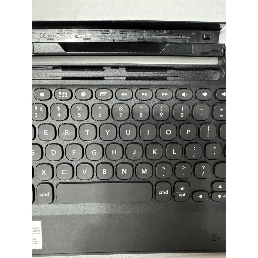 Zag QWERTY‎ iPad Tablet Keyboard 10.25 inches Untested